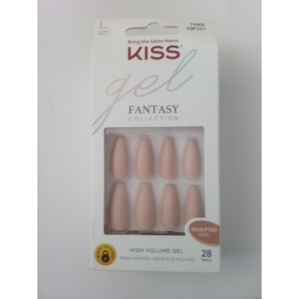 Kiss Natural Color Gel Nails Long Fantasy Collection